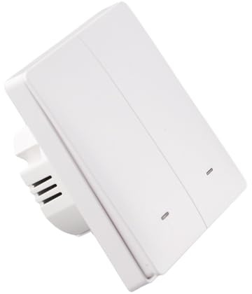 FUANA Smart Switch für Tuya für ZigBee für Alexa für Google Home, kein neutraler Draht, Lichtschalter für 2 mqtt für LIFE, App-Steuerung, Kopfhörerkabel