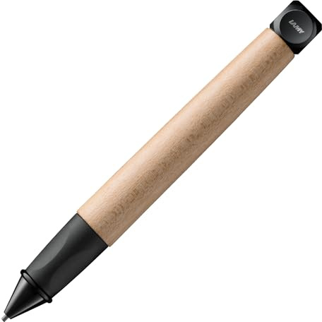 Lamy abc black Bleistift in Strichbreite 1,4 mm | Lamy Bleistift mit rutschfestem, ergonomischem Griff – Drehbleistift mit robustem Ahorngehäuse – inkl. Feinstrichmine M 44