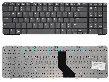 QFFOZSW US-Laptop-Tastatur für HP 115 427 G60 G60T CQ60-106 209 218 219 201 137 140 220 119 120 CQ60-200, Schwarz, Englisch Einfach auszutauschen
