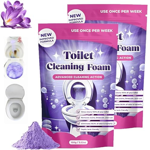 Wc-Reiniger, 2026 Neu Toilet Cleaner Wc-Reinigungsschaum, FüR Strahlend Saubere Toiletten (2 Artikel)