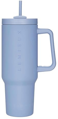 LeMieux Sports Cup - 1.2Litres - Vacuum Insulated - Carry Handle - Powder Blue