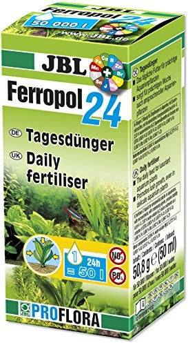 JBL 2018100 Fertilizante de Plantas de día para acuarios de Agua Dulce, Ferropol 24 50 ml, 20181