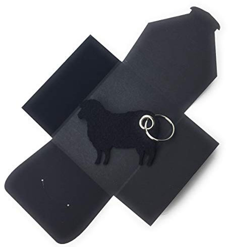 Schlüsselanhänger aus Filz - Schaf/Lamm/Tier - schwarz - als besonderes Geschenk