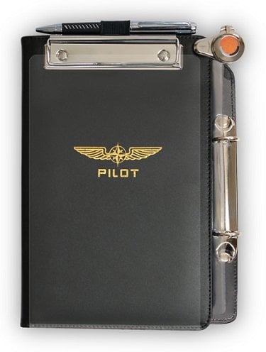 DESIGN 4 PILOTS Design4Pilots Organiseur pour planchettes professionnelles pour pilotes Noir Taille A5