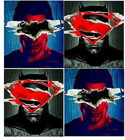 Batman Superman Movie Polymer-Ordner – 4 Stück
