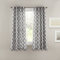 Lush Decor Edward Spaliervorhänge, verdunkelnd, grau, Fensterpaneel-Set für Wohnzimmer, Esszimmer, Schlafzimmer (Paar), 160 cm L