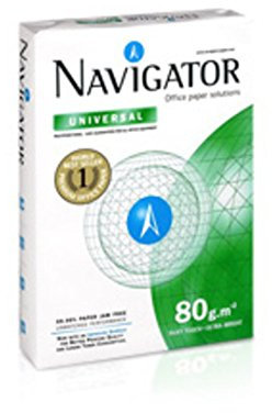 Navigator Universal Kopierpapier, Größe: A4, Farbe: Weiß, 80 g, 1 Ries,500 Blätter