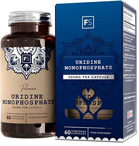 FS Uridinmonophosphat | 60 Uridin Kapseln - Hochdosiertes Uridine Monophosphate - 300mg Uridine pro Portion | Gentechnik-, Gluten- & Allergenfrei | Hergestellt in Großbritannien