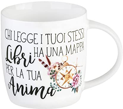 Legami Aphorism Tazza Buongiorno, Bone China, Multicolore, 1 unità (Confezione da 1)