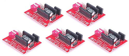 DollaTek 5 Pcs 3D Drucker Schrittmotor Fahrer Control Extension Schild Für A4988 DRV8825