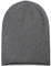 Zwillingsherz Slouch-Beanie-Mütze aus 100% Kaschmir - Hochwertige Strickmütze für Damen Mädchen Jungen - Hat - Unisex - One Size - warm und weich im Sommer Herbst und Winter - m.grau