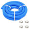 vidaXL Manguera Piscina con Abrazaderas Azul 38 mm 6 m Mantenimiento Terraza