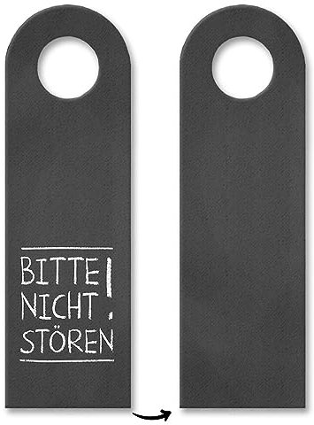 Bitte Nicht stören! Türhänger mit Muster Tafel Bürotüre Zimmertüre Schule Kreide
