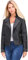 C.M.P.55 Damen Kunstlederjacke Nieten Details - Reißverschluss - Bikerjacke Damenjacke Kunstleder Lederimitat - Super weich & hochwertig - 100% PU