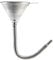 QWORK Entonnoir Essence en Acier de 5.5'' / 140mm avec Filtre longueur 370mm, pour Toutes Les huiles, Eau, Carburant Diesel et Other Liquids