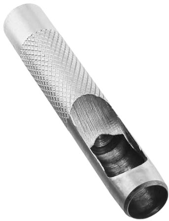 Hegebeck Runder Locher für Leder Uhrenbänder Gürtel Leinwand Papier Kunststoff rund Hohllochstanzer Werkzeug 12mm 1 Stück
