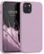 kwmobile Case Compatible with Apple iPhone 13 Case - TPU Silicone Phone Cover with Soft Finish - Mauve