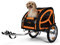 TrendPet DogBus S - Gefederter Aluminium Fahrradanhänger, Hundeanhänger für kleine bis mittlere Hunde