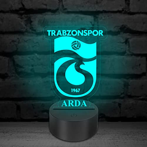 Aina Trabzonspor Geschenke Fanartikel mit Namen Gravur LED Lampe Kisiye özel isimli hediye