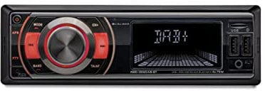Caliber Autoradio - Auto Radio mit Bluetooth - Aux In - DAB - DAB Plus - FM - SD - USB - USB zum Aufladen - Mit Freisprechfunktion - 4X 75 Watt - Schwarz - 1 Din