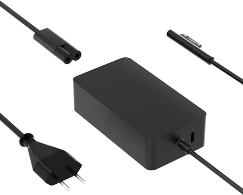 SLRIOYS 102W Surface Charger Compatible with Microsoft Surface Book 1 2 3 Surface Laptop Studio 1 2 Surface Pro 3 4 5 6 7 8 9 Surface Laptop 1 2 3 4 5 Surface Go Tablet Windows Adapter