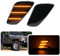 njssjd LED Blinker Anzeige Repeater Lampe für Jeep Wrangler TJ 1997–2006, gelbe Seitenmarkierungsleuchten, gesmokte Linse