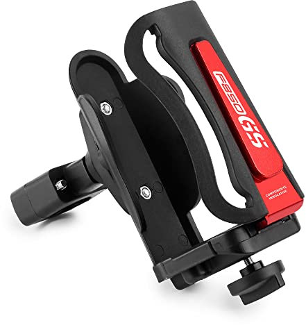 CXEPI Porte Bouteille ou Bidon Orientable pour Moto,Porte-Bidons Compatible avec F850GS,Rouge