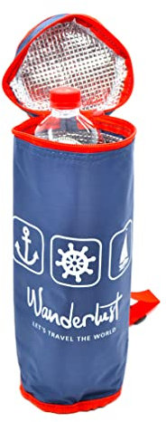 Azul 4L Total Hidalgo 2LTR Botellas de 2 litros. XXL Enfriador Flexible portátil para Playa Camping Bolsa térmica Camping Enfriador Camuflaje Militar
