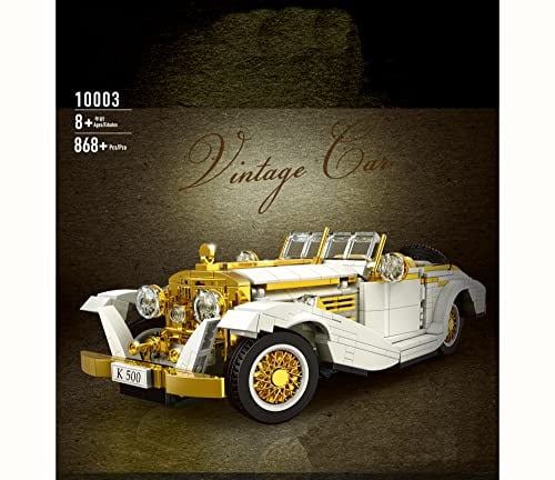BlueBrixx 10003 Marke Mould King – Oldtimer aus Klemmbausteinen mit 868 Bauelementen