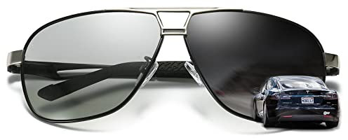 YIMI Polarized Photochromic Driving z87 Sunglasses For Men Women Day and Night safety glasses
