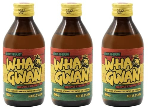 Wha Gwan Pineapple Coconut Tonic Wine 200ml (Bundle of 3)