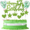 17. Tortendeko Geburtstag Mädchen, 17 Jahre Junge Mädchen Kuchendeko 17. Geburtstagstorte Topper 17. Geburtstag Obst Grün Tortendeko 17 Cupcake Topper 17. Geburtstag Kuchen Deko 17 Kuchenaufsatz