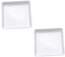 TOPBATHY 2 Uds Maceta Cuadrada Bandeja Macetas De Plástico Platos De Plástico Contenedor De Plástico Planta Bandeja De Goteo Bonsai Macetas De Plástico Macetas Bandeja Planta Platillo