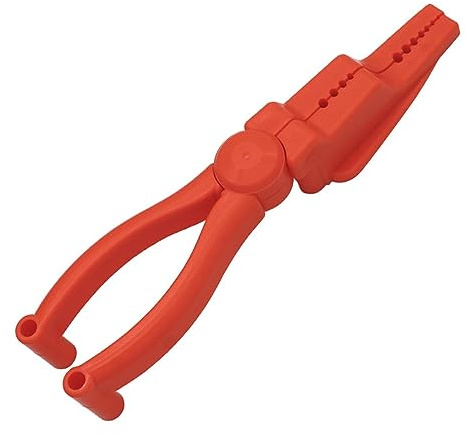 kowaku Pince porte-clou Pince à ongles de finition Pince anti-écrasement pour joint de doigt Porte-clou pour marteler Pince auxiliaire pour le travail du, orange