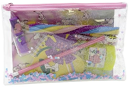 CYPBRANDS Unisex Kinder Snoopy Jumbo Federmäppchen Schreibwaren Zubehör Set, bunt