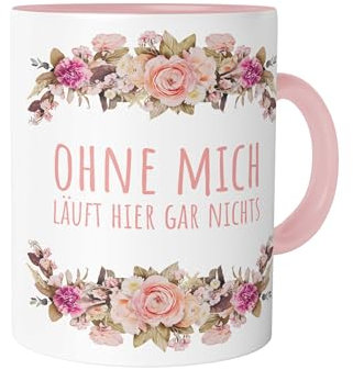 Urban Backwoods Ohne Mich Läuft Hier Gar Nichts Tasse mit Spruch Kaffeetasse