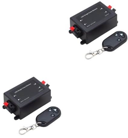 OSALADI 2stücke Dimmer Fernbedienung Einfarbiger Pwm-dimmer Mit Tasten Zur Helligkeitsregelung Für Beleuchtung Und Dekoration