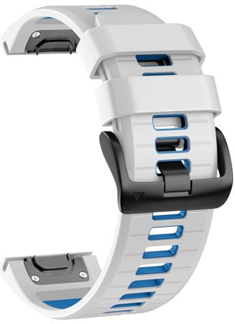 U-LIMVE Armband für Garmin Fenix 8 51mm/Fenix 7X Pro/Fenix 7X/Fenix 6X Pro/Fenix 6X/Fenix 5X/Fenix 3, Silikon QuickFit 26mm Ersatzarmband