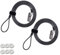 Maizoon Lot de 2 verrous de sécurité à combinaison pour ordinateur portable avec code réinitialisable à 4 chiffres Combo 1,9 m Wirerope pour écrans PC, projecteurs et autres appareils militaires