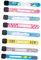 FUNOMOCYA 8St Anti-verlorenes Armband für Kinder wasserdichtes Armband Notfall-Identifikationsarmband Sicherheitsarmband für Kinder Alte Männer-ID- einhandzwinge Cartoon-Armband Einweg