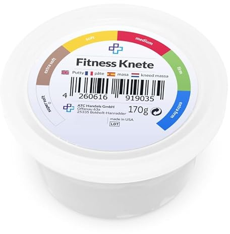 ATC Handels GmbH Therastar® Therapieknete 85 g – Handtrainer & Fingertrainer – Latexfrei, zur Unterstützung der Handbeweglichkeit