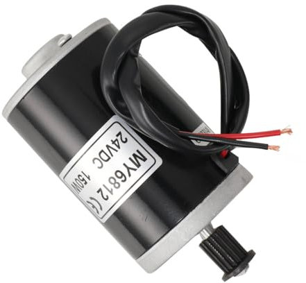 ATEdata Getriebemotor DC Motor 150W 24V Gleichstrommotor E-Scooter Elektroroller Elektromotor Elektromotor für MY6812 Roller E-Bike für Mini-Bike 2750 RPM