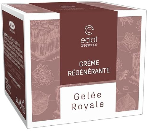 Eclat d'Essence Creme Gelée Royale Revitalisierend, 50 ml | Regenerierend und Anti-Falten | mit natürlichen Extrakten aus Gelée Royale und Squalane