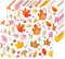 50 tovagliette di carta con foglia di acero, tovagliette di carta foglie cadute, tovagliette usa e getta 40 x 28 cm, autunno decorazione per vacanze, feste, fattoria, casa