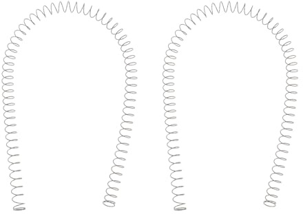 eMagTech 2Pcs Nailer Springs 304 Stainless Steel Service Compression Springs 13.78 inches Nailer Return Spring Parts Compatible with DeWalt N233943 N386480