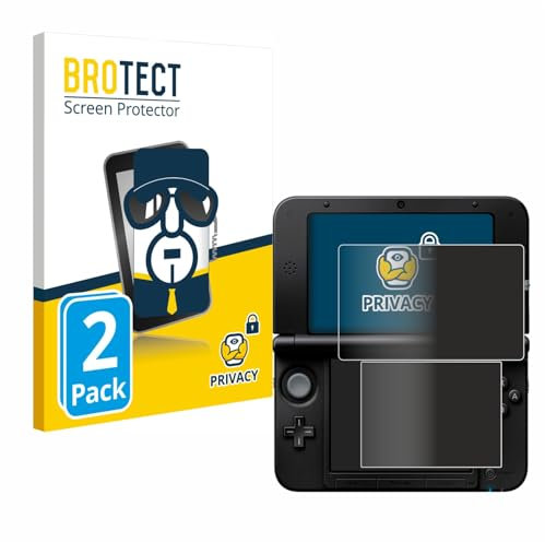 brotect (2 Pièces Protection Anti-Espion pour Nintendo 3DS XL SPM7800 [Anti-Spy, Privacy Film, Écran de Confidentialité, filtre de lumière bleue]