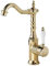 Rubinetto Cucina Rubinetto Lavello, Anticato Vintage Stile Girevole A 360 ° Monocomando Ottone Miscelatore Cucina Con Regolazione Caldo E Freddo, Rubinetto Lavello Cucina, Oro