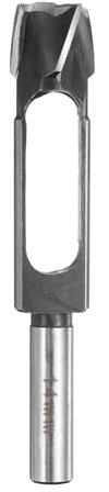 sourcing map Taglierina per tassello per tenone in legno, 14 mm, metrica, per tasselli, punte da trapano in acciaio ad alta velocità, con gambo rotondo, per la lavorazione del legno e la realizzazione