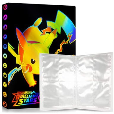 Classeur Carte, Albums pour cartes à collectionner, Titulaire Porte Cartes 4 Poche, Rangements pour cartes, Livre de Protection Cartes, 30 Pages Capacité de 240 Cartes(N2)