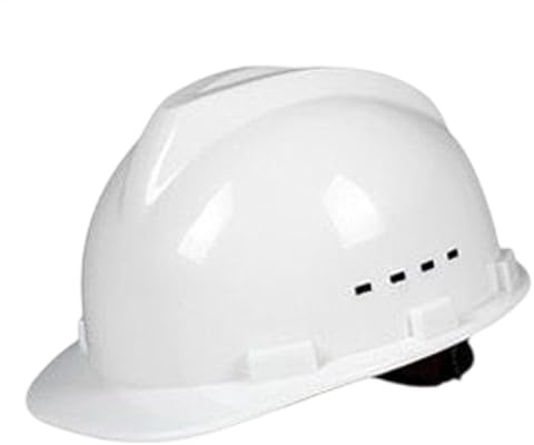 yakermur Bau-Schutzhelm, belüftete, bequeme Schutzkappe, schlagabsorbierender Kopfschutz, verstellbarer Kopfschutz für Arbeit, Außenbereich